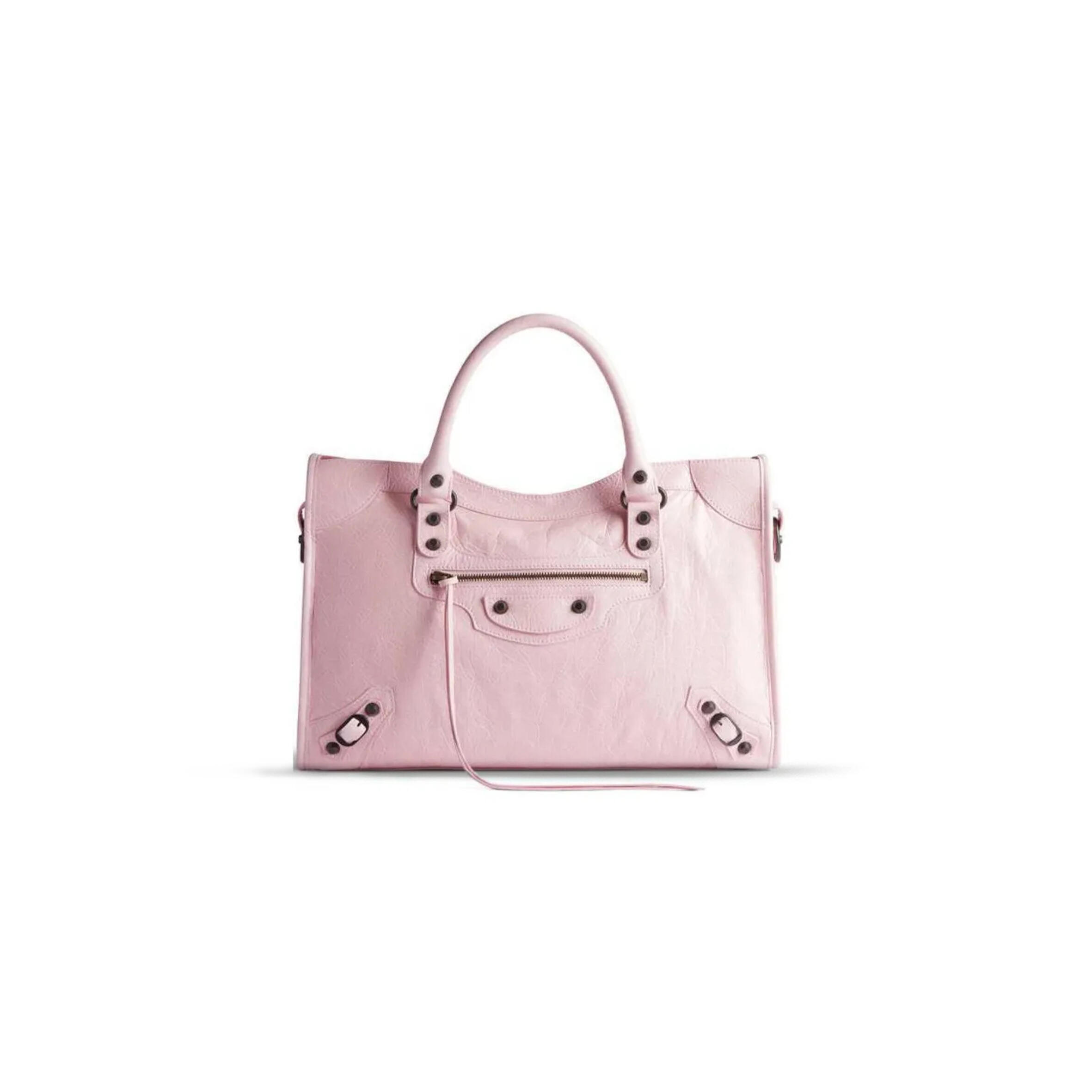 Ba1en*iaga women''s le city bag medium in petal powder 7977862abek5723 (37*23.4*14.9cm)